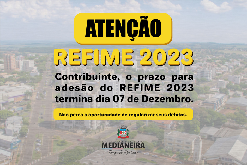 A Prefeitura de Medianeira está disponibilizando até o dia 0