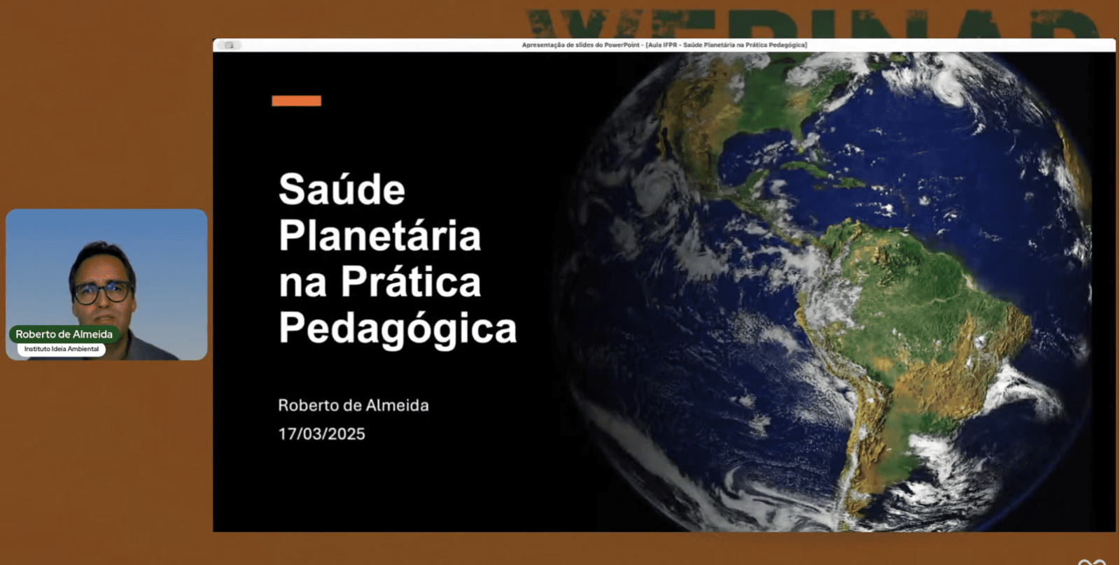 Webinar fortalece parceria entre Itaipu Binacional, Itaipu Parquetec e IFPR na promoção de práticas sustentáveis