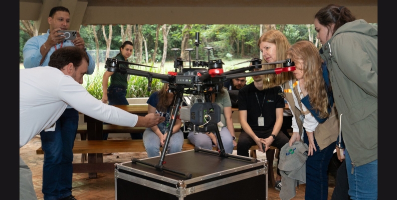 Itaipu e Embrapa participam de treinamento de coleta de dados com sensoriamento remoto