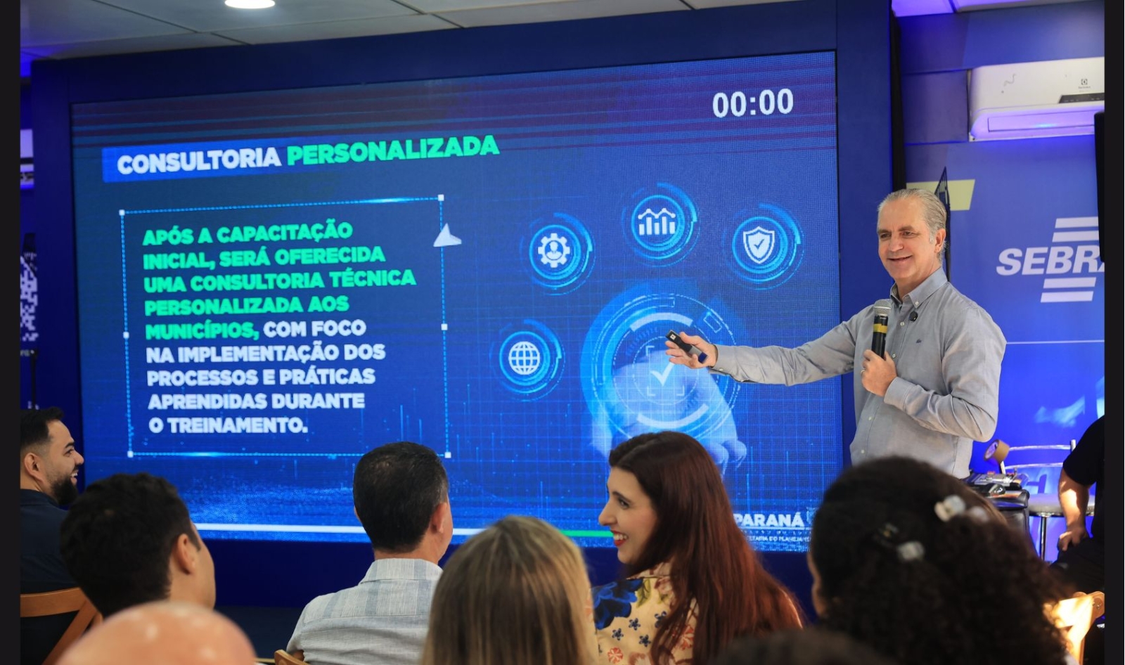 Secretaria do Planejamento apresenta soluções de planejamento para gestores públicos da Amusep na Expoingá