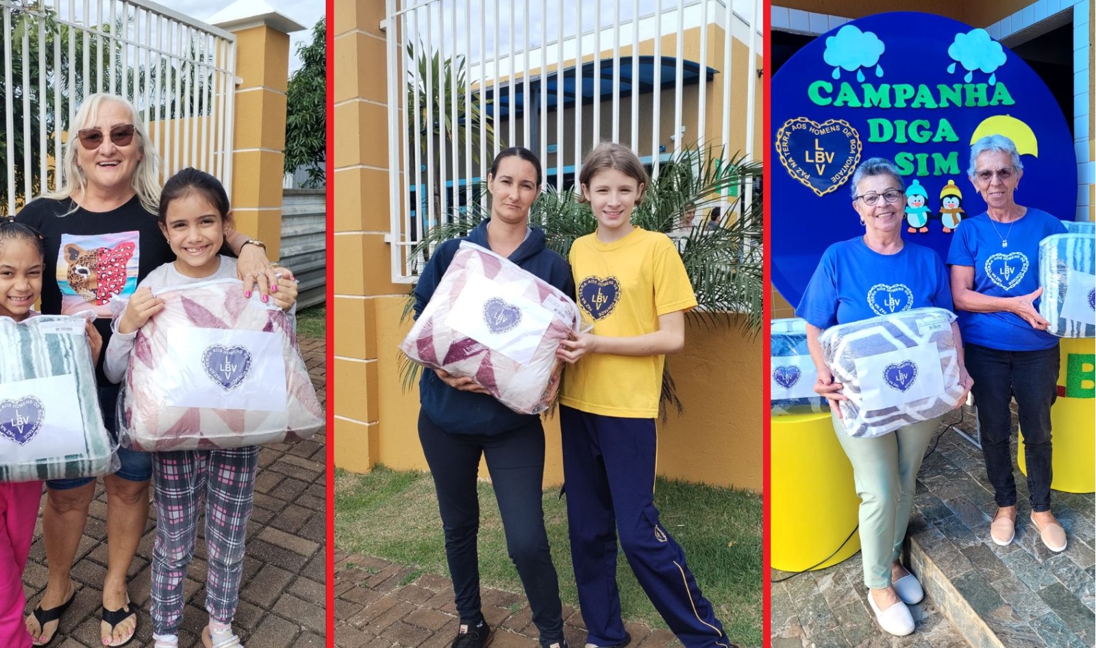 LBV aquece corações com entrega de cobertores em Cascavel