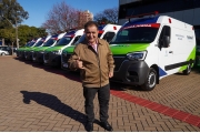 Cascavel recebe sete novas ambulâncias e fortalece a saúde pública