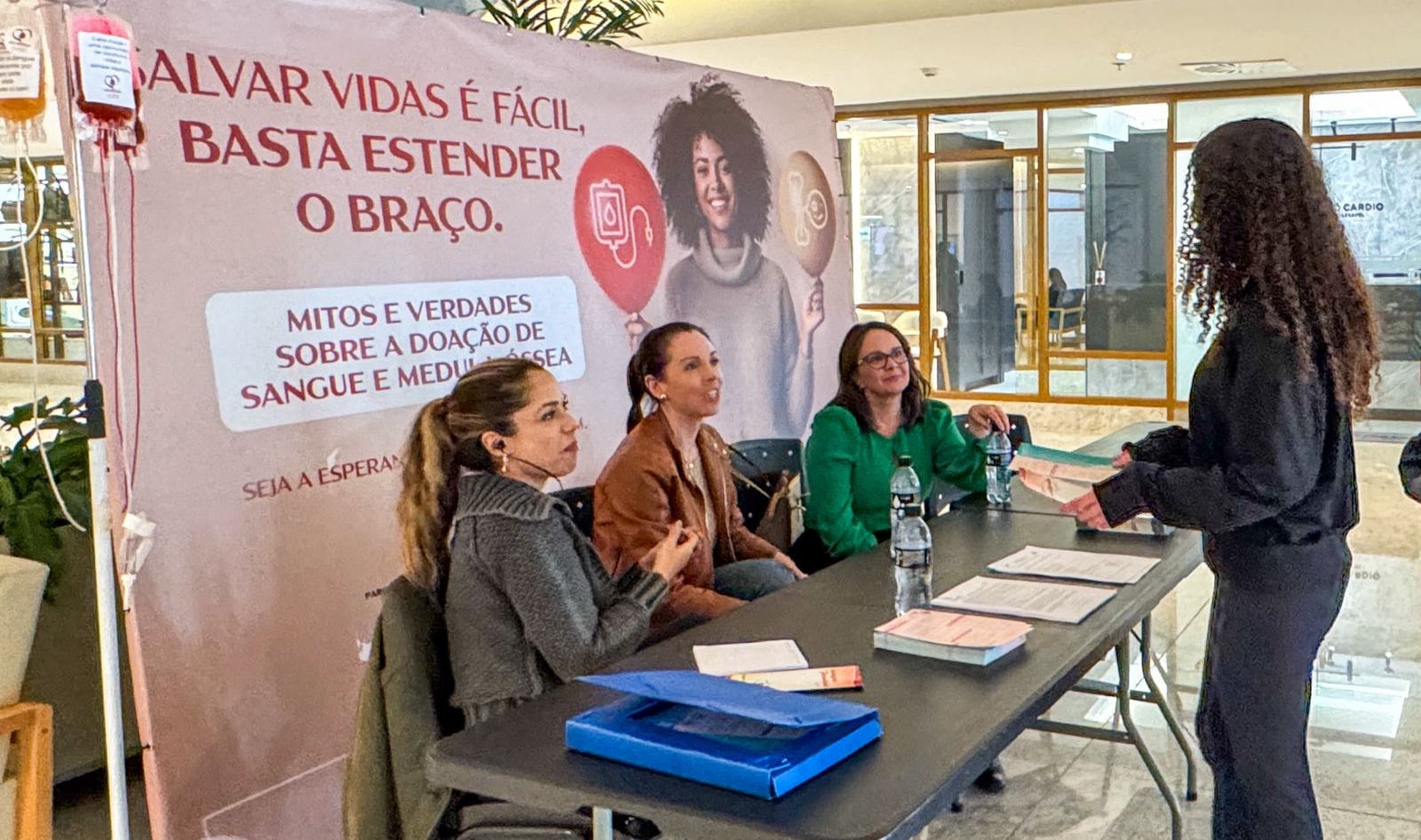 Catuaí Cascavel apoia Hemocentro de Cascavel em campanha de doação de sangue