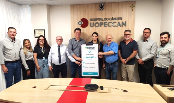 Sicoob Credicapital destina mais de R$ 1,1 milhão para ampliação da radioterapia do Complexo do Hospital Uopeccan 