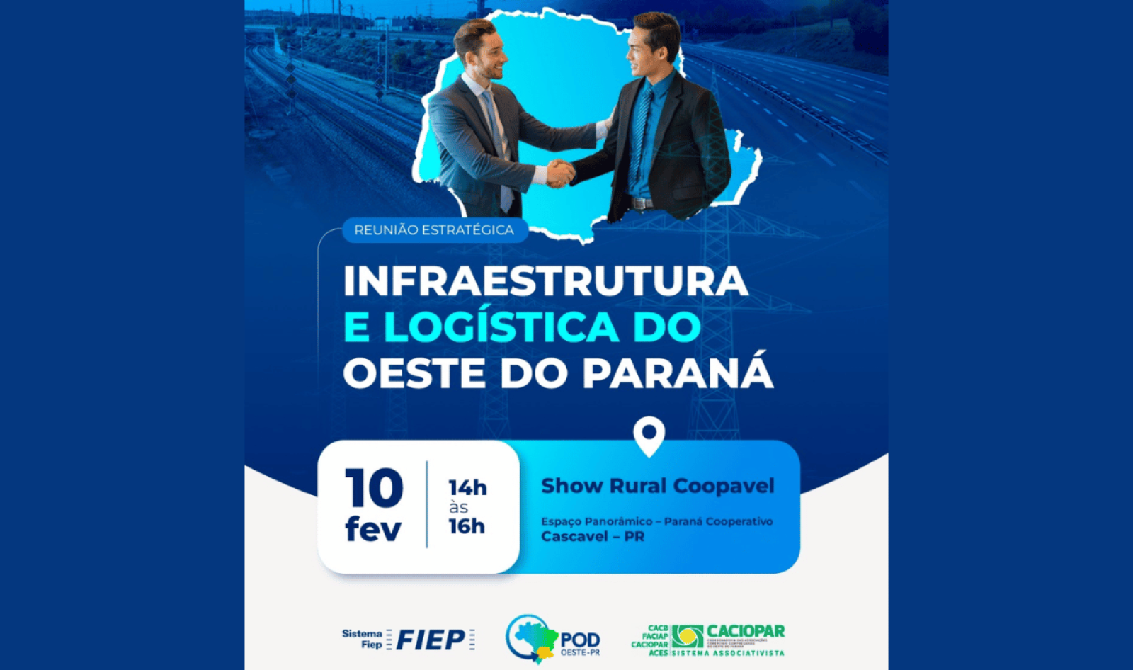Fiep promove debate sobre infraestrutura logística e energética no Show Rural 2026