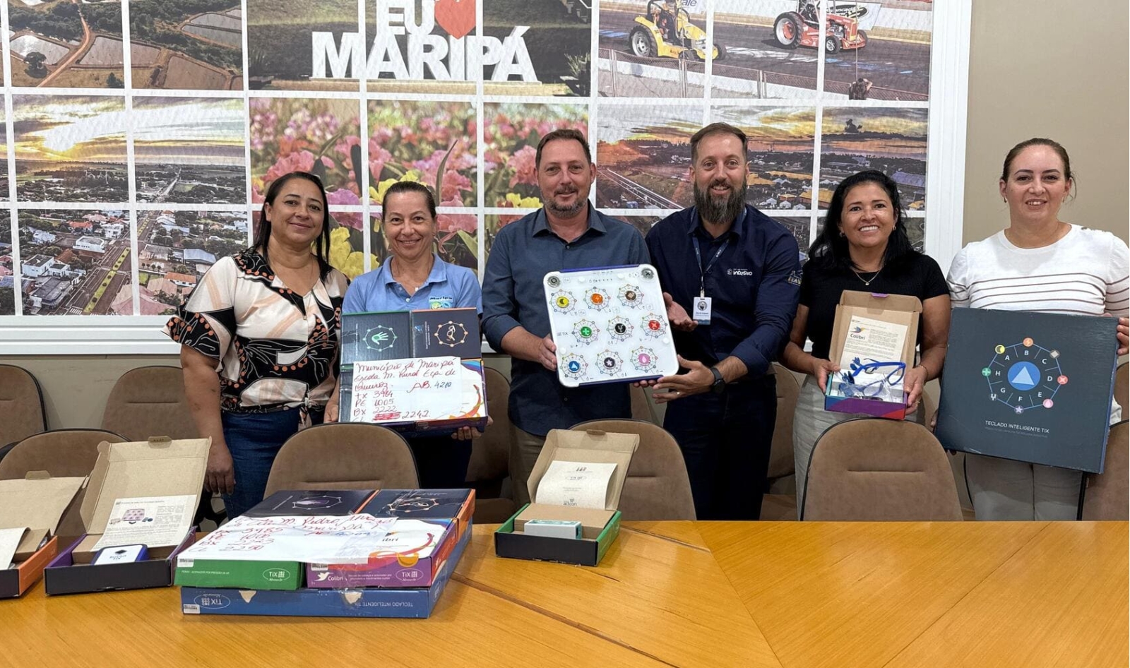 Maripá recebe equipamentos do Programa TiX Letramento e fortalece a Educação Especial no município