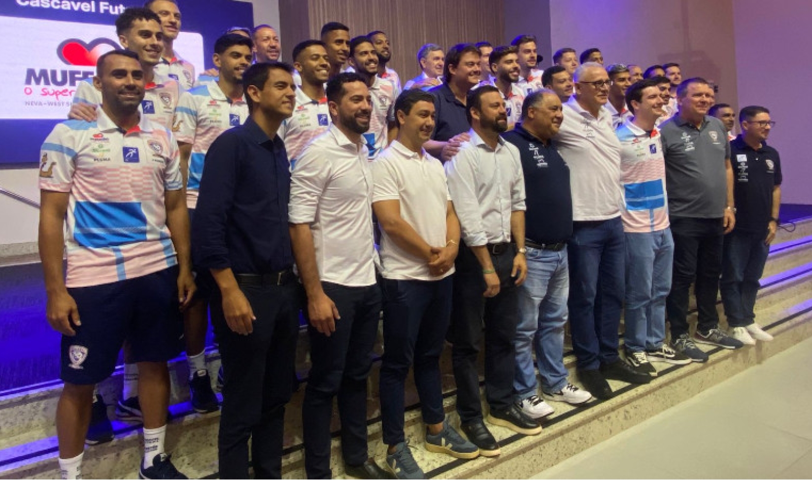 Cascavel Futsal apresenta o seu novo elenco e troca de presidente