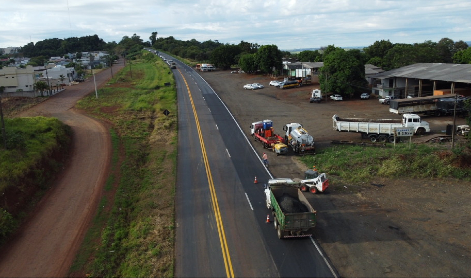 EPR Iguaçu realiza obras em trechos da BR-163 durante o fim de semana