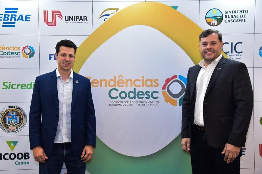 Nova liderança da Codesc: Ricardo Lora assume a presidência, com Marco Portes como vice