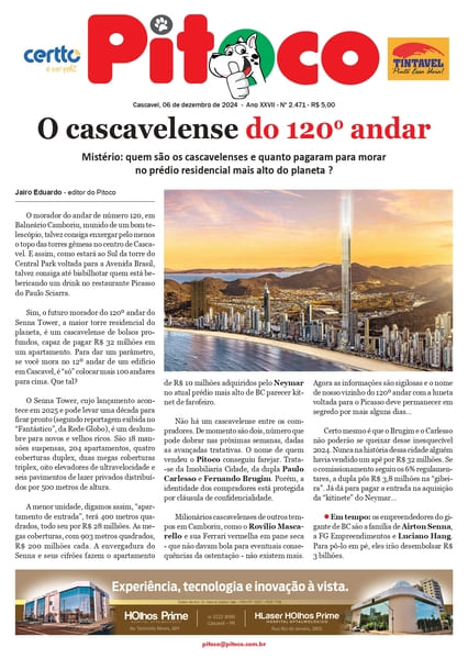 O cascavelense do 120º andar