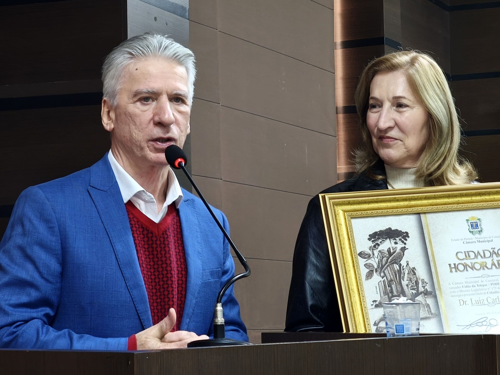 Dr. Luiz Carlos Toso é Cidadão Honorário de Cascavel