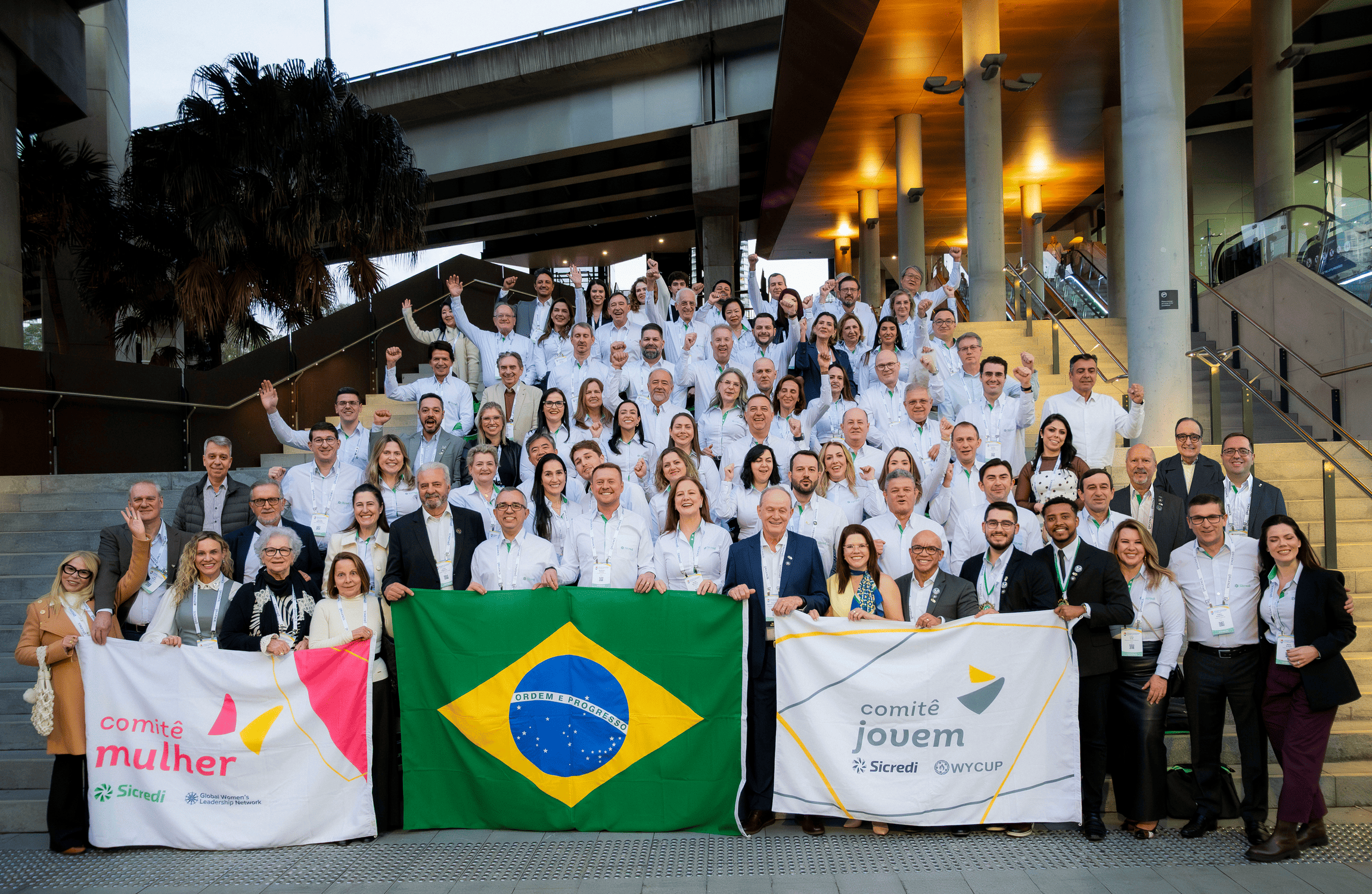 Sicredi amplia protagonismo global com delegação de mais de 100 lideranças na Conferência Mundial das Cooperativas de Crédito 2026