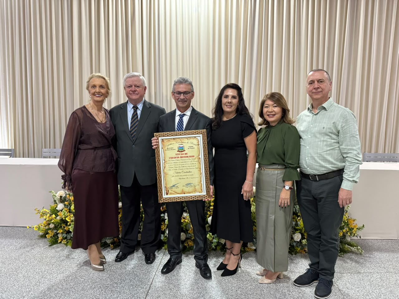 Silvério Constantino recebe Título de Cidadão Honorário de Nova Aurora